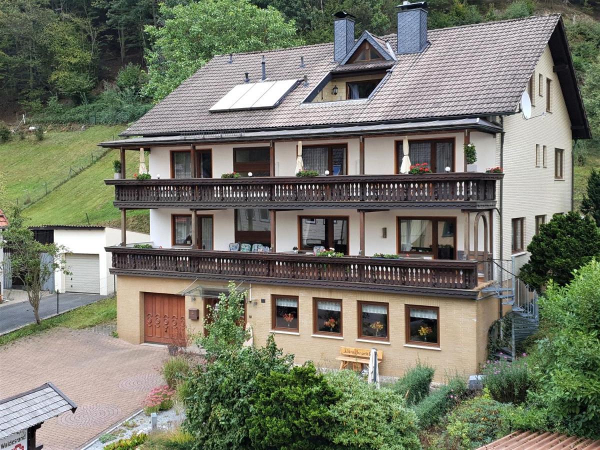 Hotel Haus Am Waldesrand Herzberg am Harz Esterno foto