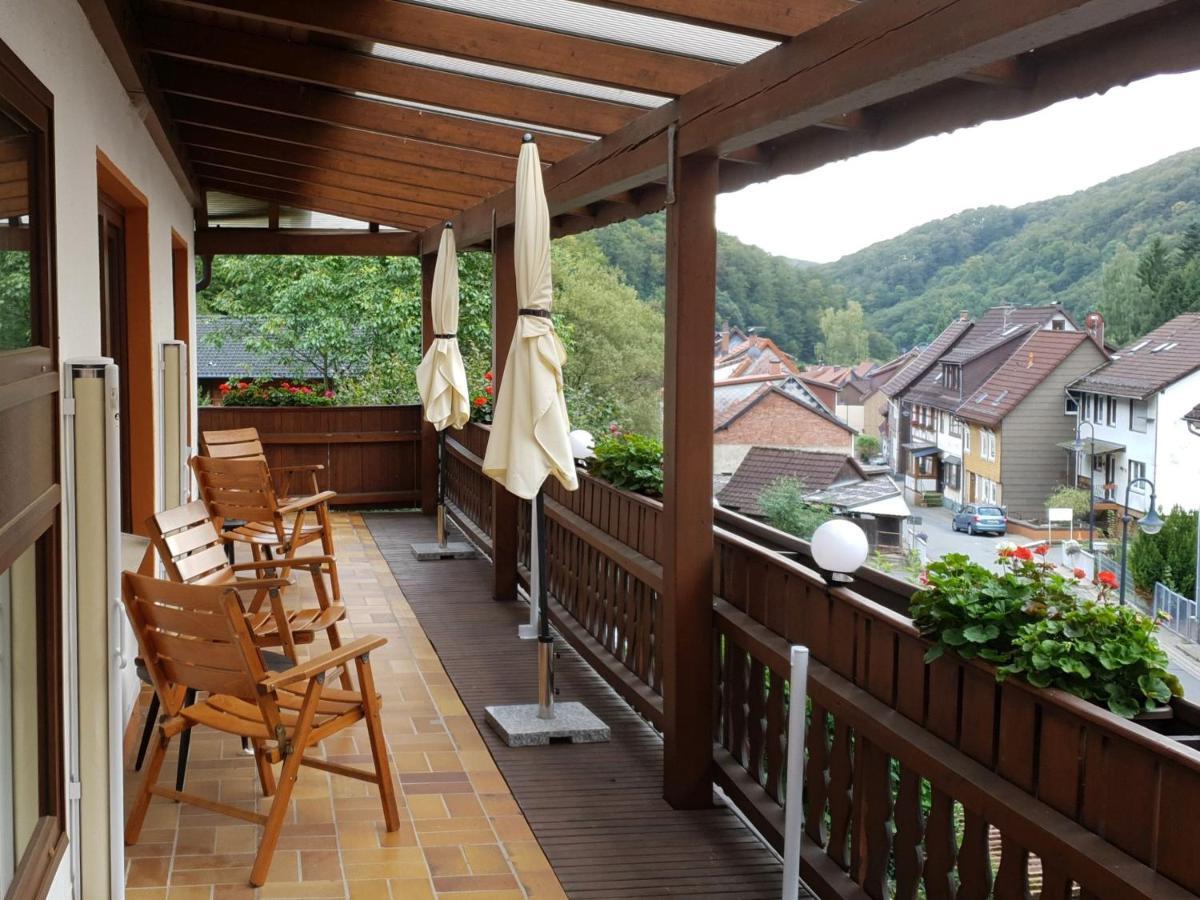 Hotel Haus Am Waldesrand Herzberg am Harz Esterno foto